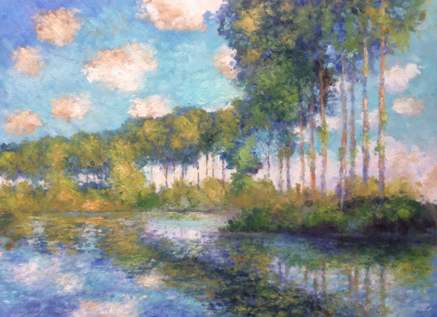 Impressionist Painting Pewsey Vale Studio